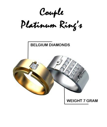 Platinum Man’s Ring with The Quality Of A Cubic Diamonds 10gram Golden Jewellers