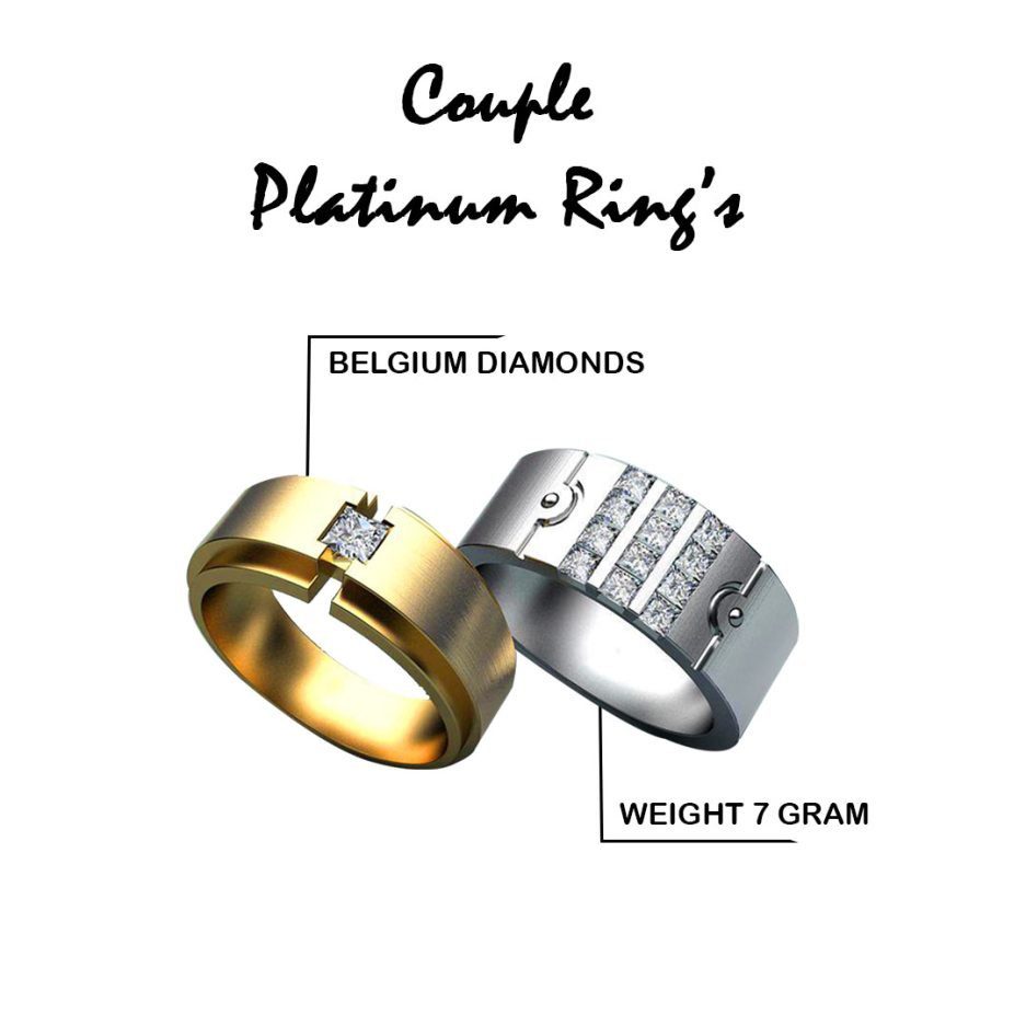 Platinum Man’s Ring with The Quality Of A Cubic Diamonds 10gram Golden Jewellers