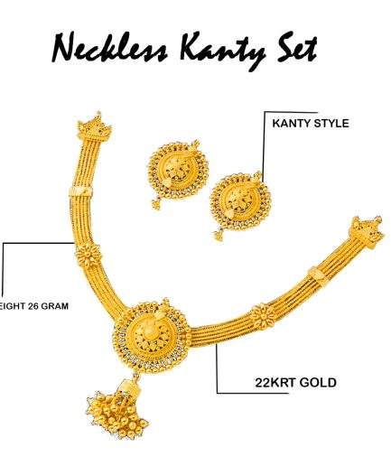 Necklacee Kanty 22krt Gold Jewellery Golden Necklacee Kanty 22krt Gold jewellers