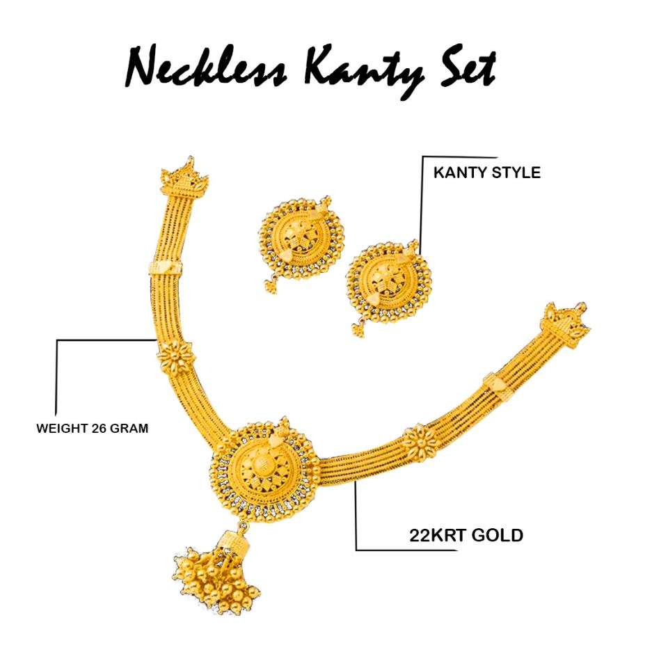 Necklacee Kanty 22krt Gold Jewellery Golden Necklacee Kanty 22krt Gold jewellers