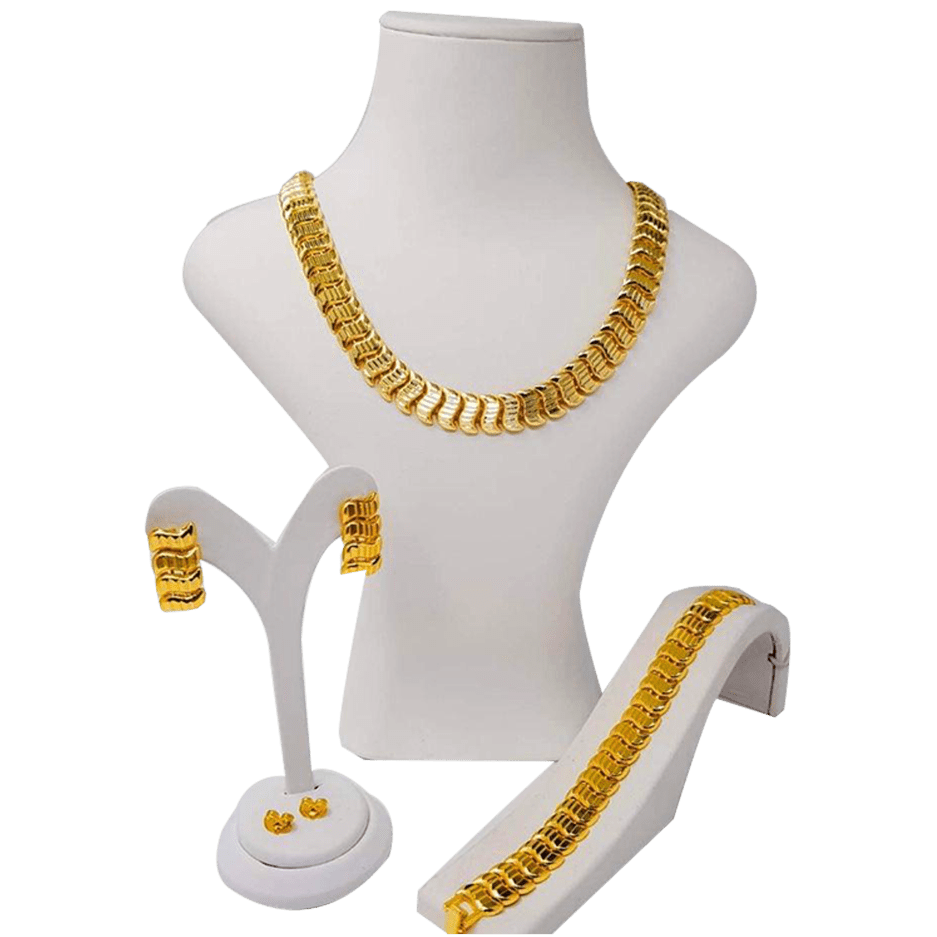 Loket chain set 22krt gold Emrati Style Weight is 28gram